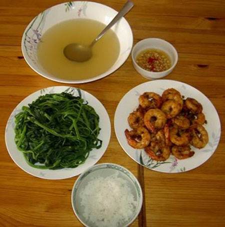 Vietnamese typical meal